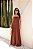 Vestido longo Aura Tomara que Caia cor Cafe - Imagem 3