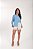 Camisa Feminina Oversized Gola Tradicional em Viscolinho cor Baby Blue - Imagem 3