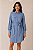 Chemise manga longa Dallas cor Blue - Imagem 1