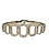 Bracelete com strass. Aço inóx - Imagem 1