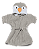 Roupão Atoalhado Baby Pinguim - Imagem 1