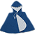 Poncho Dupla Face  -  de 0 a 4 anos - Listrado Azul - Imagem 1