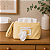 Necessaire Porta Lenço Umedecido - Atoalhado Amarelo - Imagem 2
