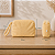 Necessaire Porta Lenço Umedecido - Atoalhado Amarelo - Imagem 4