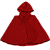 Poncho Dupla Face  -  de 4 a 8 anos - Vermelho - Imagem 1