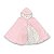 Poncho Dupla Face  -  de 4 a 8 anos - Jardim Rosa - Imagem 1