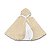 Poncho Dupla Face  -  de 4 a 8 anos - Pelúcia Fina Off White - Imagem 1