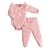 Conj. Body Manga Longa Menina Luxo - Rosa - Imagem 5