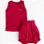 Conj. Regata com Shorts Luxo - Vermelho - Imagem 1