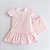 Vestido Polo com Shorts - Laços Rosa - Imagem 1
