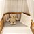 Lençol de Berço e Mini Cama Malha - Poá Cinza - Imagem 4
