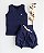 Conj. Regata com Shorts Luxo - Marinho - Imagem 1