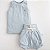Conj. Regata com Shorts Luxo - Azul - Imagem 1