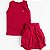 Conj. Regata com Shorts Luxo - Vermelho - Imagem 1