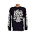 CAMISETA MASCULINA MANGA LONGA CAPITAL INICIAL TRIBAL PRETA - Imagem 1