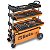 Carrinho De Ferramentas Tipo Trolley - Laranja - C27S-O Beta - Imagem 1