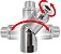 Conector Giratório Air Flex 1/2 NPT Chicago Pneumatic - Imagem 2