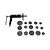 Kit de Ferramentas para Retornar Embolo da Pinça de Freio Pneum. 16 Peças Sigma Tools - SGT-9903K - Imagem 2