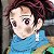 LENTE DE CONTATO KAMADO TANJIRO COSPLAY - Imagem 5