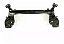 (52083219) Eixo Traseiro Fiat Punto 2008/2017 - Novo e Original - Imagem 1