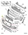 (98099697XT) Grade Moldura Para-choque - Citroen - Aircross 2016/2021 - Imagem 4
