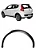 (100203046) Moldura Paralama Traseiro Esquerdo - Fiat - Palio (2012 a 2017) - Imagem 3