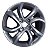 Roda Aro 16 (04 furos) Liga Leve Prata Citroen Aircross Original 96748549ZV - Imagem 1