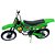 Moto de Motocross de Brinquedo com Apoio - Verde (364VD) - Imagem 1
