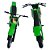 Moto de Motocross de Brinquedo com Apoio - Verde (364VD) - Imagem 5
