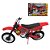 Moto de Motocross de Brinquedo com Apoio - Vermelho (364VM) - Imagem 1