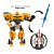 Boneco Super Change Robot com Espada e Escudo - 2 em 1 (650969) - Imagem 1
