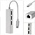 HUB TIPO-C COM 3 PORTAS USB E 1 PORTA RJ45 LE5575 (3053) - Imagem 1