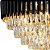 Pendente Lustre Moderno Classico Cristal 15xE14 - DCD03911D - Imagem 3