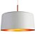 Pendente Bot Branco Cobre 35x35CM 1XE27 - HM034WE - Imagem 1