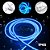 Fita LED Neon 120Leds Azul Claro 12V RGB Rolo 5mt - 43502-2 - Imagem 7