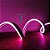 Fita LED Neon 120Leds Rosa 12V RGB Rolo 5mt - 43514 - Imagem 5