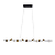 Pendente Lustre Graviola 102x5.7Ccm 12x3W 3000K - DS002 - Imagem 1