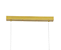 Pendente Lustre PIU Dourado 95x8x31cm 34W 3000K - KA008 - Imagem 3