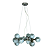 Pendente Lustre Halo Niquelado 56x24cm 15xG9 JO004NK - Imagem 3
