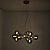 Pendente Lustre Halo Niquelado 56x24cm 15xG9 JO004NK - Imagem 4