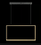 Pendente Lustre TEC Preto 30x60x2cm 32W 3000K - GD016B - Imagem 3