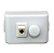 Dimmer Variador Rotativo Externo Branco 127v - 278 - Imagem 1