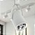 Spot p/ Trilho Usual 1xAr70 Gu10 Branco Metal SKY-214BR - Imagem 3