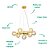 Pendente Lustre Halo French Conhaque 56x24cm 15xG9 - JO004 - Imagem 3