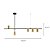 Mor1pd01dr123 Pendente Morse Dourado (c)123cm 3000k - Imagem 4