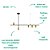 Mor1pd01dr123 Pendente Morse Dourado (c)123cm 3000k - Imagem 3