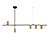 Mor1pd01dr123 Pendente Morse Dourado (c)123cm 3000k - Imagem 1