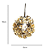 Pendente Cristais 10cm G9 Metal Dourado - DCD00769D - Imagem 5