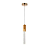 Pendente 3,5×36cm 5W 3000K Metal Dourado Cristal - DCD02124D - Imagem 4