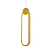 Pendente Led 38×10cm 16W 3000K 1120Lm Dourado - DCD03101D - Imagem 1